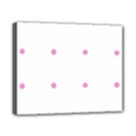 Pink Dots Canvas 10  x 8  View1