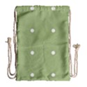 Olive Dots Drawstring Bag (Large) View1