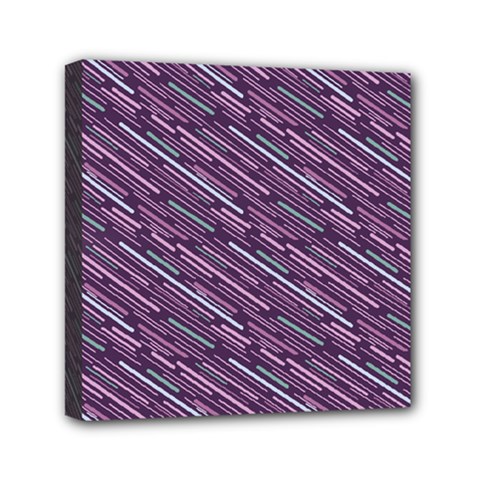 Silly Stripes Mini Canvas 6  X 6 