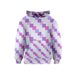 Geometric Squares Kids  Pullover Hoodie by snowwhitegirl