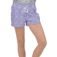 Pink Hat Women s Velour Lounge Shorts by snowwhitegirl