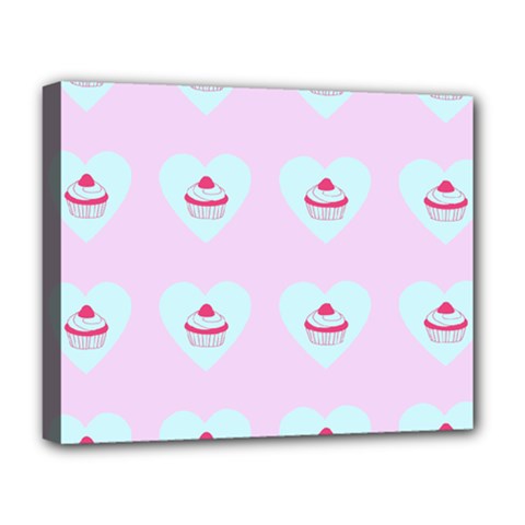 Pink Cupcake Deluxe Canvas 20  X 16   by snowwhitegirl
