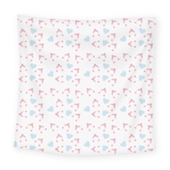 Pink Hats Square Tapestry (large)