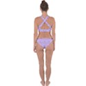 Heart Drops Violet Cross Back Hipster Bikini Set View2