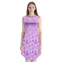 Purple Dress Sleeveless Chiffon Dress   View1