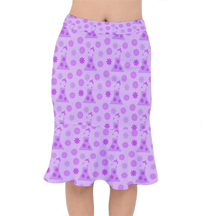 Purple Dress Mermaid Skirt