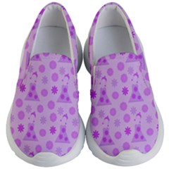 Purple Dress Kid s Lightweight Slip Ons