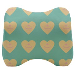 Teal Cupcakes Velour Head Support Cushion by snowwhitegirl