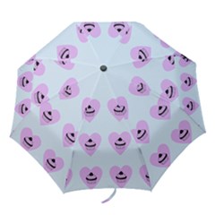 Blue Cupcake Folding Umbrellas