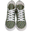 Green Milk Hearts Women s Hi-Top Skate Sneakers View1