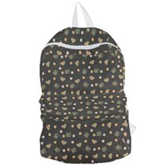 Charcoal Grey  Milk Hearts Foldable Lightweight Backpack