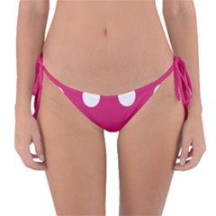 Pink Dot Reversible Bikini Bottom by snowwhitegirl