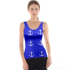 Royal Anchors Tank Top by snowwhitegirl