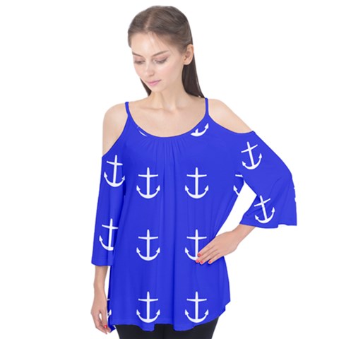 Royal Anchors Flutter Tees by snowwhitegirl