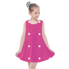 Small Pink Dot Kids  Summer Dress by snowwhitegirl