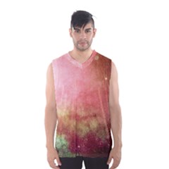 Galaxy Red Men s Basketball Tank Top by snowwhitegirl