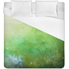 Galaxy Green Duvet Cover (king Size) by snowwhitegirl