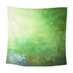 Galaxy Green Square Tapestry (large)