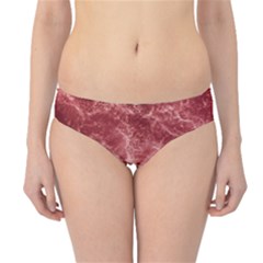 Red  Ocean Splash Hipster Bikini Bottoms