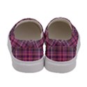 Pink Plaid Women s Canvas Slip Ons View4