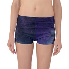 Galaxy Sky Purple Reversible Boyleg Bikini Bottoms