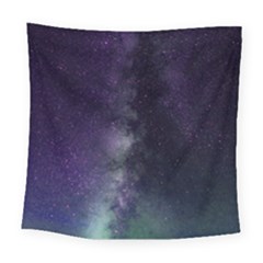 Galaxy Sky Purple Square Tapestry (large)