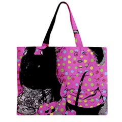 Weird Smile Zipper Mini Tote Bag