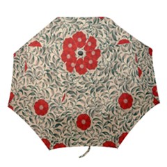 Papanese Floral Red Folding Umbrellas