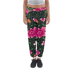 Pink Japan Floral Women s Jogger Sweatpants