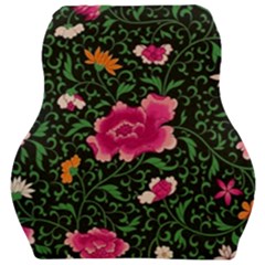 Pink Japan Floral Car Seat Velour Cushion 