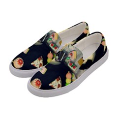 Food Women s Canvas Slip Ons by snowwhitegirl