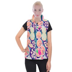 Ramen And Sushi Women s Button Up Vest