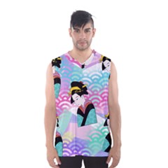 Japanese Abstract Men s Basketball Tank Top by snowwhitegirl