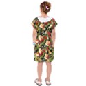 Fruit Blossom Black Kids  Drop Waist Dress View2