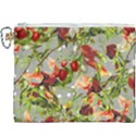 Fruit Blossom Gray Canvas Cosmetic Bag (XXXL) View1