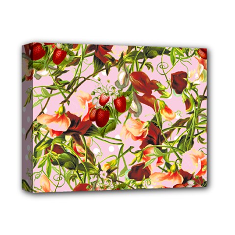 Fruit Blossom Pink Deluxe Canvas 14  X 11  by snowwhitegirl