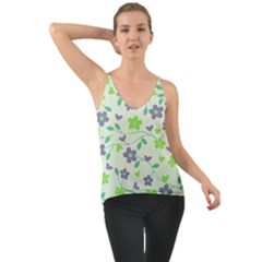 Green Vintage Flowers Cami