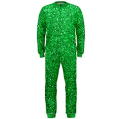 Green Glitter Onepiece Jumpsuit (men)  by snowwhitegirl