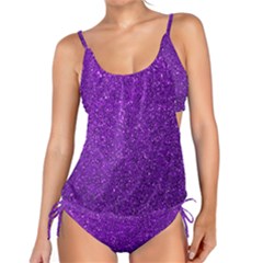 Purple  Glitter Tankini Set by snowwhitegirl