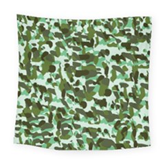 Green Camo Square Tapestry (large)