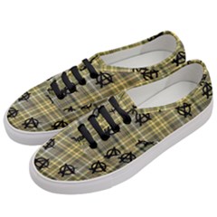 Yellow Plaid Anarchy Women s Classic Low Top Sneakers