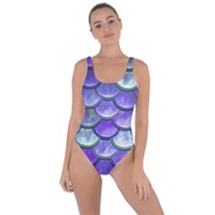 Blue Purple Mermaid Scale Bring Sexy Back Swimsuit by snowwhitegirl