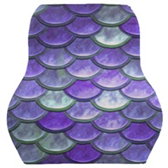 Blue Purple Mermaid Scale Car Seat Back Cushion  by snowwhitegirl