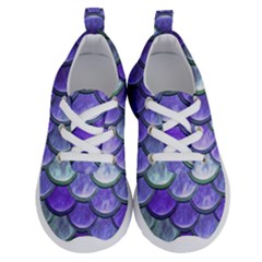 Blue Purple Mermaid Scale Running Shoes by snowwhitegirl