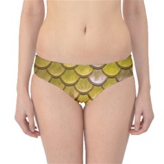 Yellow  Mermaid Scale Hipster Bikini Bottoms by snowwhitegirl