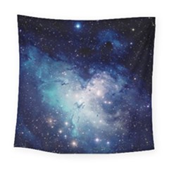 Nebula Blue Square Tapestry (large)