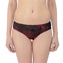 Nebula Red Hipster Bikini Bottoms