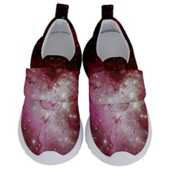 Nebula Red Velcro Strap Shoes by snowwhitegirl