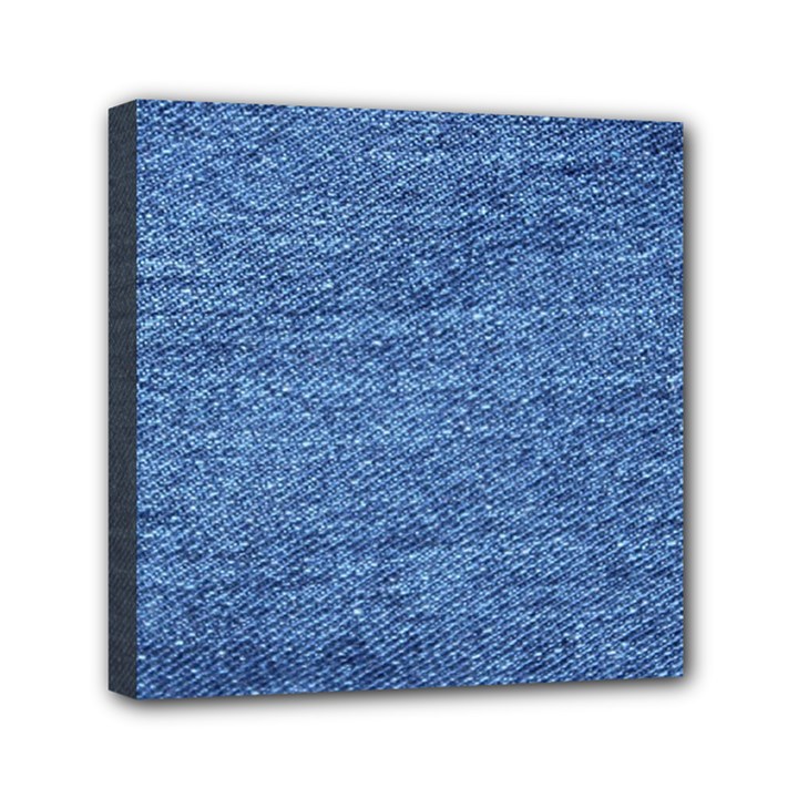 Blue Denim Mini Canvas 6  x 6 