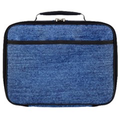 Blue Denim Full Print Lunch Bag